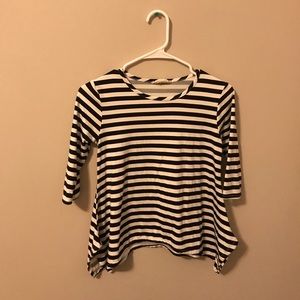 girls size 10 striped top